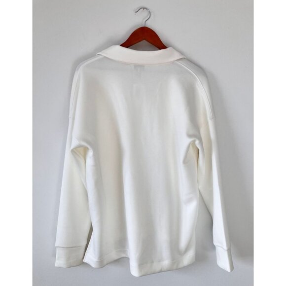 Spanx AirEssentials Polo Top Powder Size Large - Picture 4 of 6